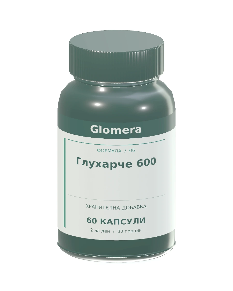 Glomera Глухарче 600, 60 капсули